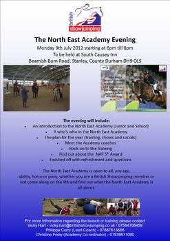 The North East Academy Evening - Monday 9th July